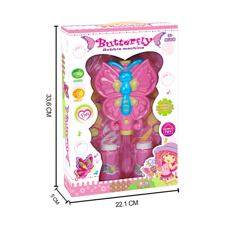 
Battery operated bubble machine toys plastic funny butterfly electric bubble toys 