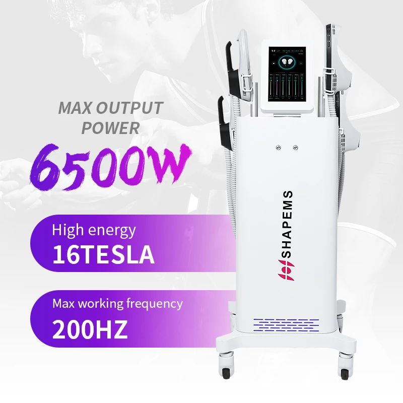 portable tesla ems fitness body Arms Legs professional muscle stimulator sculpting machine emslim neo rf 2 4 paddles