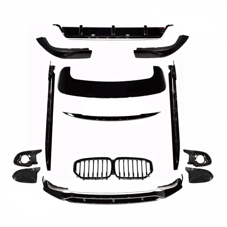 X5 G05 M High Performance Front Wing ABS Material Diffuser Black Gloss Tuning Package For BMW X5 G05 MBM Style 2018