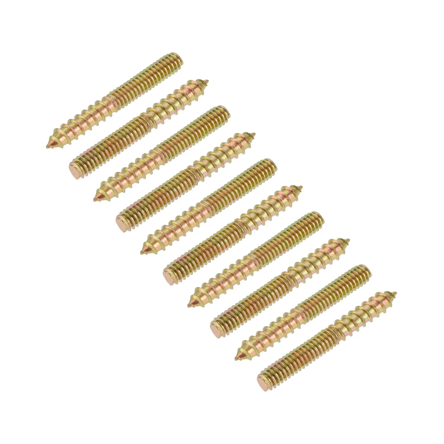 Double-Head Teeth Self-Attacking Screws for Furniture Sofa Stairs-M4M5M6M8M10 Sizes Available