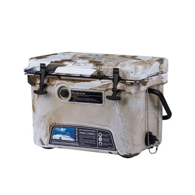 
20L custom logo outdoor rotomolded camping cooler box ice cooler box 