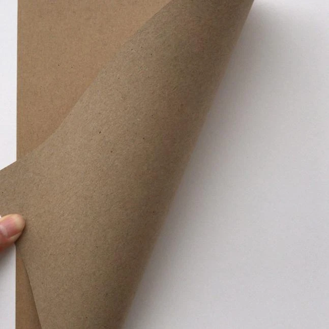 
brown color semi kraft liner paper , box liner kraft paper 