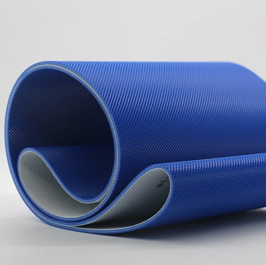 Custom Heat resistant circular Rubber PU Blue 1.5MM pu Dry belt food grade pu conveyor belt In Food Processing Industry