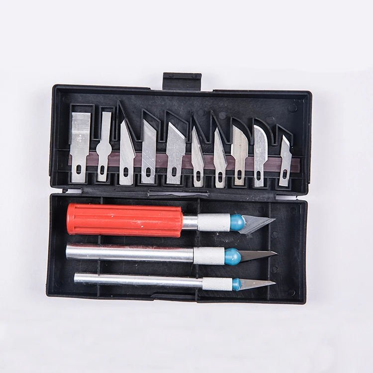 
High quality cutter blade 13PC carving knife small metal carving hobby knife utility knife 