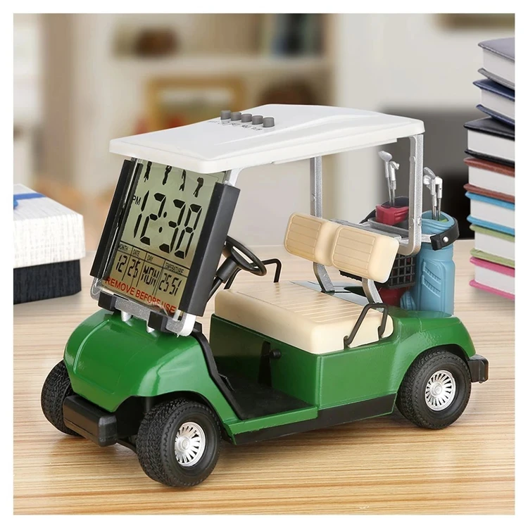 Factory Direct High Quality Durable Plastic Mini Golf Cart With Clock
