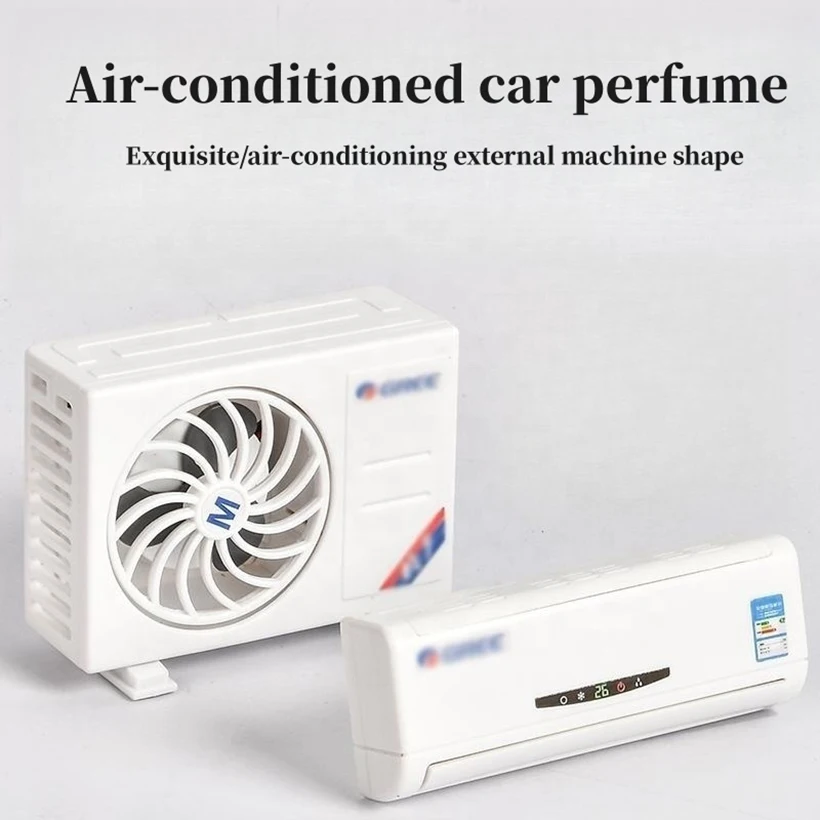 Car perfume Solar air conditioning model ornaments perfume lasting odor removal outlet solar car aromatherapy