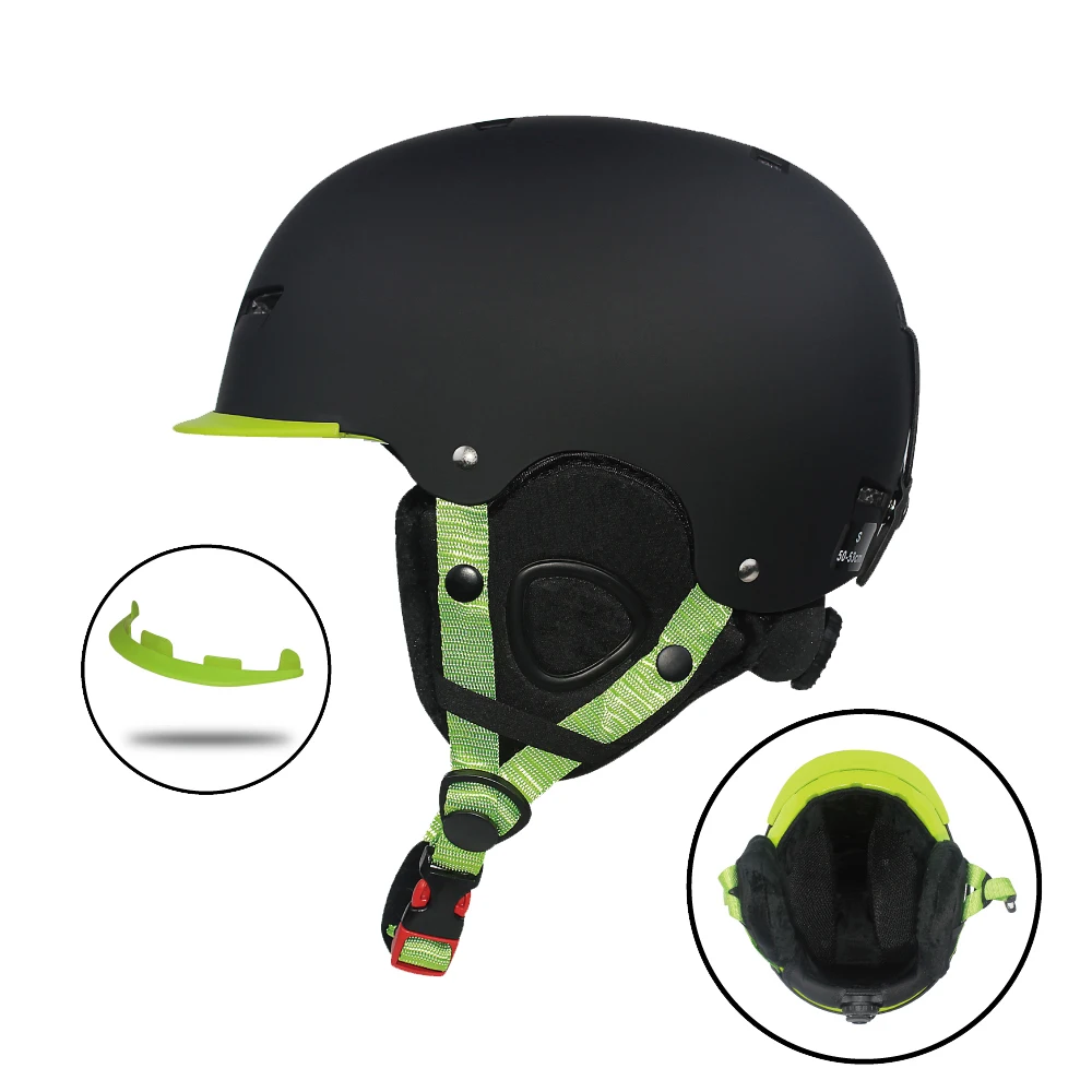 
Adjustable snow Sport ABS+EPS in-mold Ski Helmets for Youth Adult Snowboard skiing Helmets 