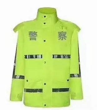 New 2022 reflective raincoat winter clothing  cotton long-sleeved traffic safety raincoat clothing sets