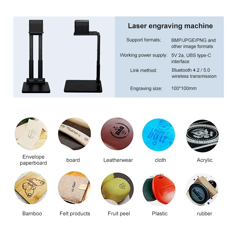 Amazon Mini portable co2 laser marking machine for wood pen vaper