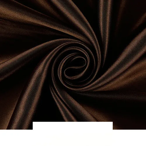 Width 150 cm Plain pearl Ice Silk lining Fabric Polyester stretchy solid soft dense Satin Fabric For stage curtain decorations