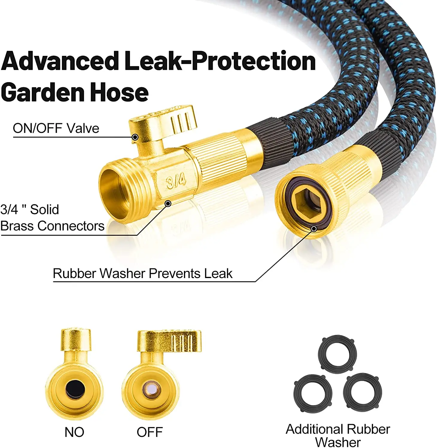 Expandable Hose Expandable Garden Hose Expanding 100FT Magic Pipe Water with Spray Gun 30 Meters Hose Set