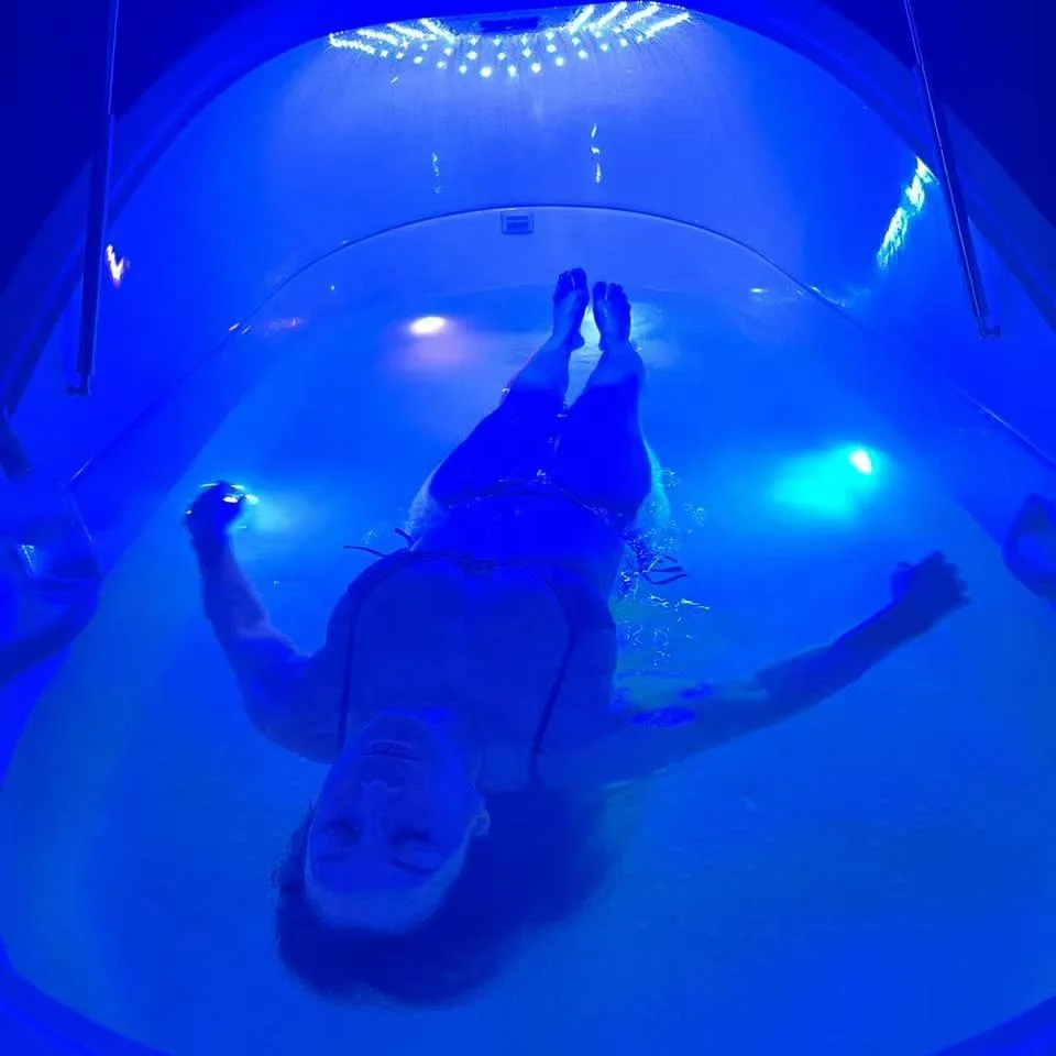 best selling 5D big blue starlight music ozone flotation capsules large salt water massage equipments swim pool floating therapy