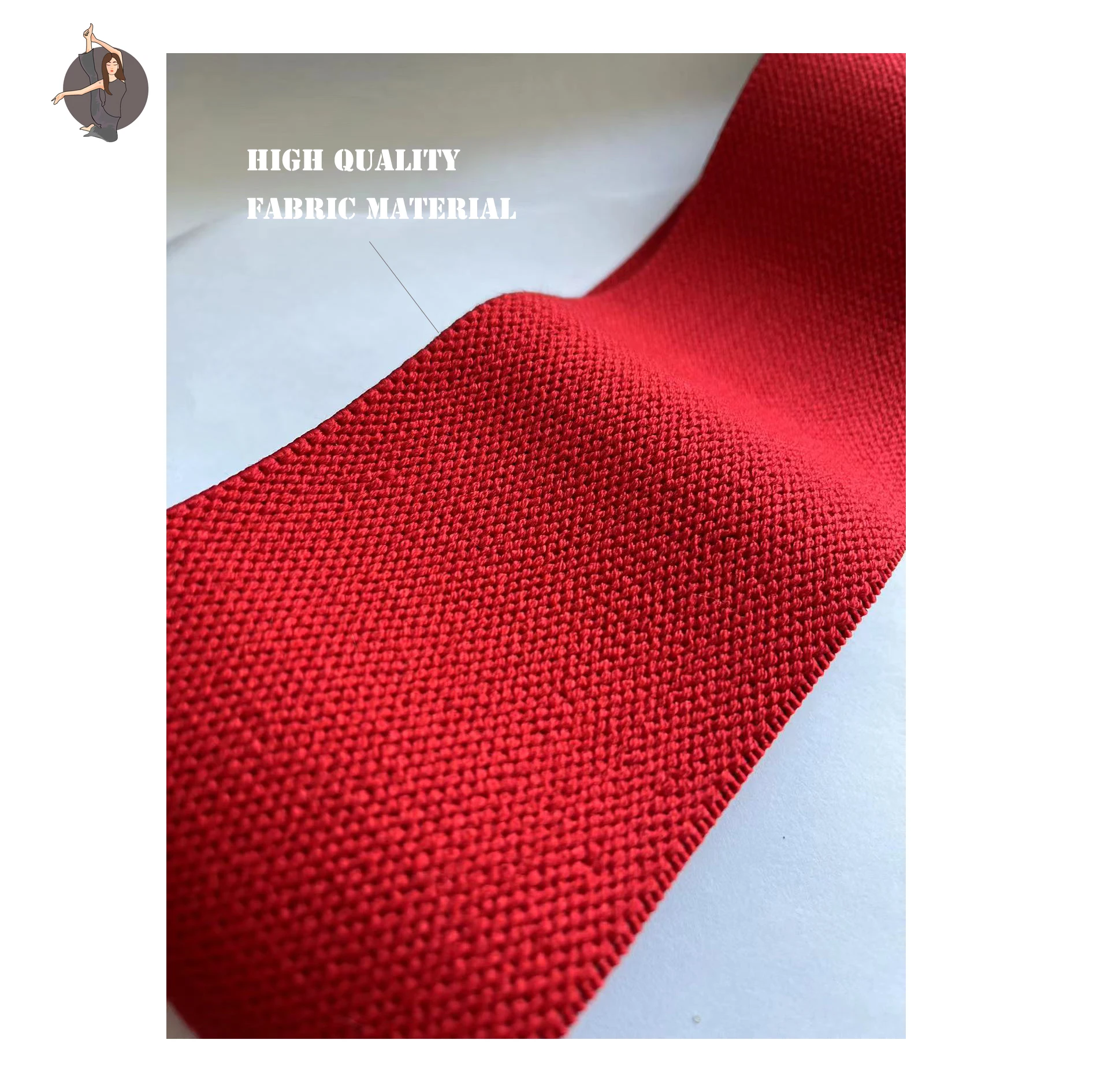 Private label yoga pilates fabric cotton latex resistance bands for hip