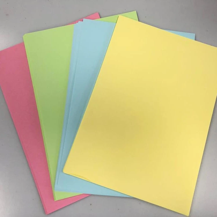 Manufacturer supply Recyclable a4 paper colored paper 70gsm colored offset paper A4 size