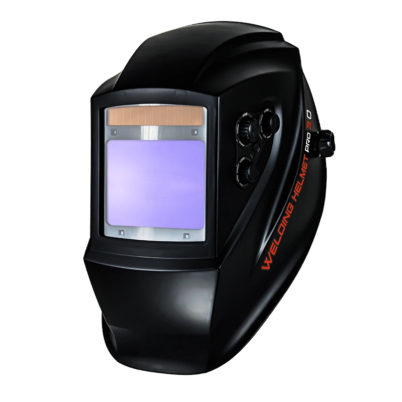 Custom logo auto darkening welding helmet with dual LCD display/ OEM ODM/ Chameleon for welding casco de soldar