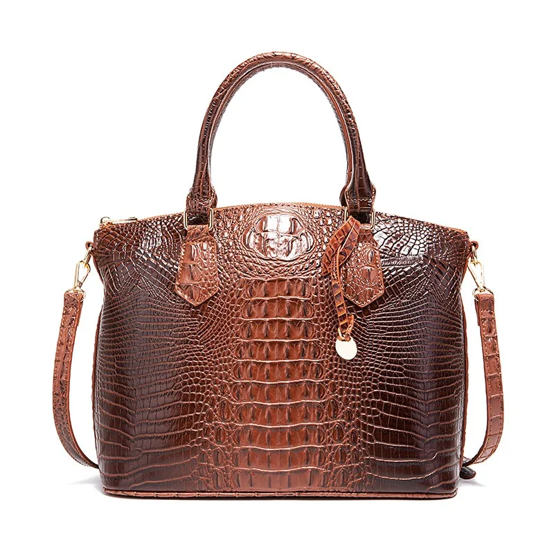 New Arrival Retro Ladies Crossbody Bag Crocodile Pattern Tote Handbags PU leather Shoulder Bags women handbags ladies
