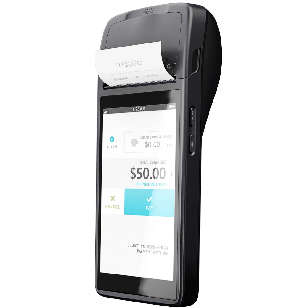 Мобильный pos-терминал Android, портативный лотерейный pos-терминал с nfc gprs pos