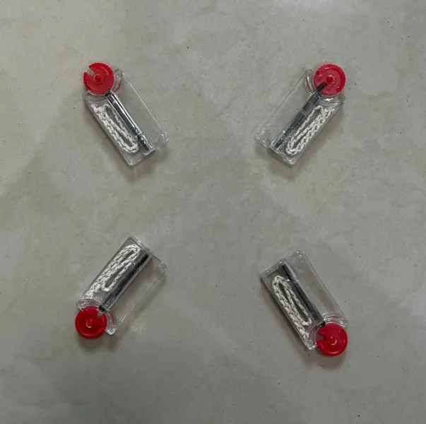 Hot selling Universal Gasoline Lighter cotton core nucleo de algodon para fosforera lighter Accessories wick mecha customized