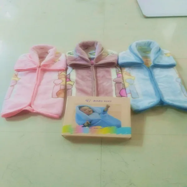 Super Soft Plush Baby Swaddling Blanket Sack Infant Wrap Set Soft Cotton  Newborn Swaddle Blanket for Baby