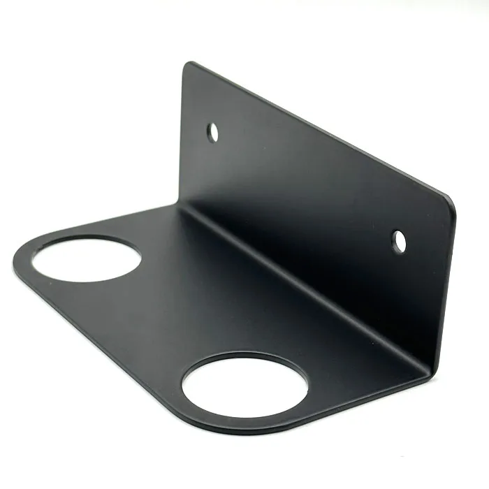 Custom metal 304 stainless steel Double-hole Punch Wall Mounted Soap Bottle Holder