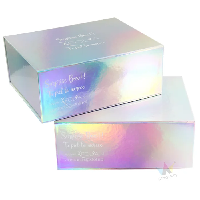  Cajas Personalizadas пользовательская голограмма сюрприз Caja Surprise Экологичная Подружка невесты розовое золото Магнитная Подарочная коробка