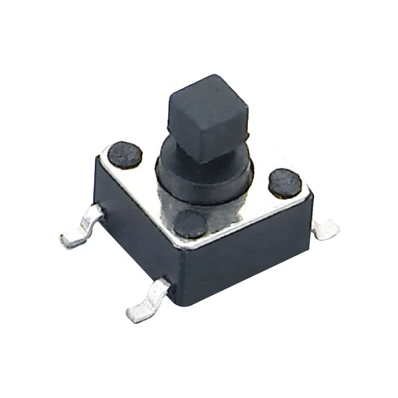 TS-D001 factory Momentary 6*6 mm RoHS reach tact switch 4 pin DIP type for Remote Control push button tactile switch