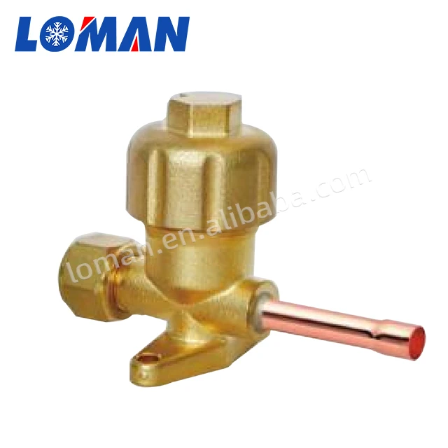 LOMAN R744 CO2 compressor refrigeration service stop valve