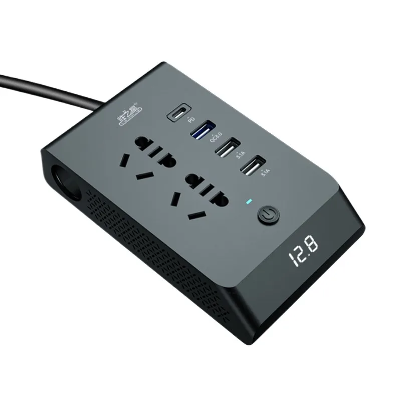 car inverter Turn changer 12 Volt 24v Turn 220v High-power truck car power socket charging transformer