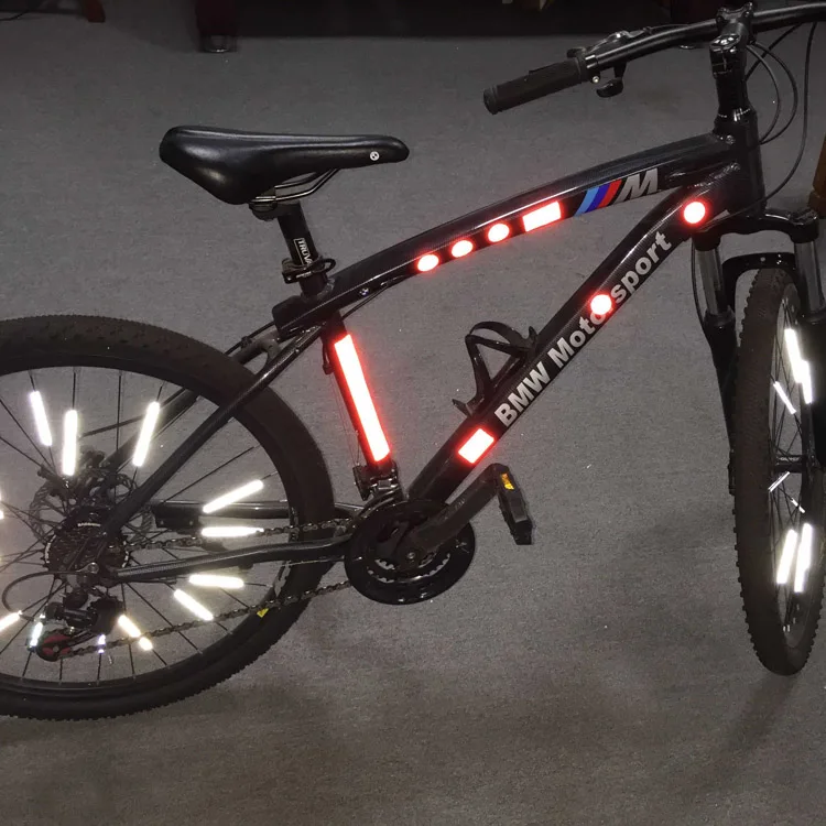 Wholesale Price High Visibility PVC Material Bicycle Reflector Spoke Reflector For Bike Wheel Rim