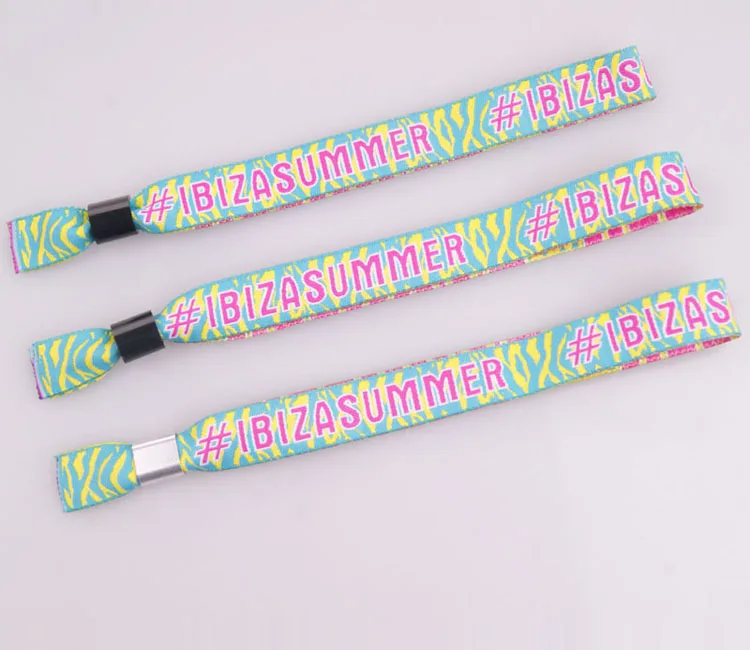 Hot Selling Top Grade Sample Free Woven Tire Wristband With Custom Logo