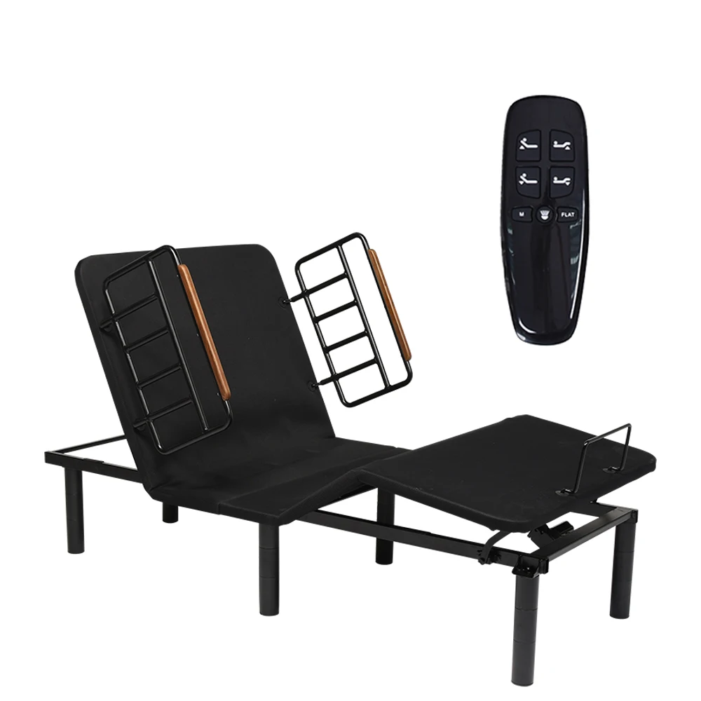 Tecforcare Costume Electric adjustable beds for seniors Home care bed for elderly rail adjustable bed frame with massage