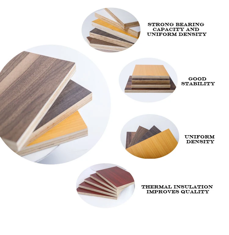 Melamine Plywood Board Melamine Marine Plywood With Wood Grain Color Best Quality Good Price