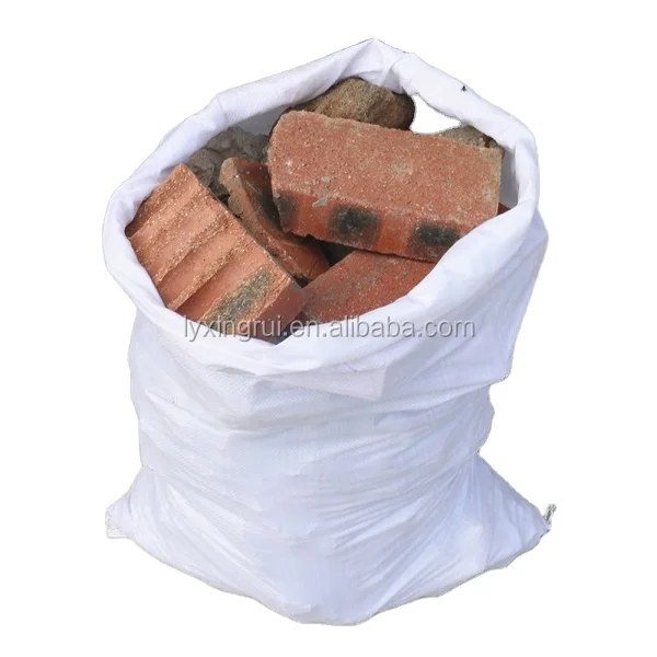 cheap UV filtering polypropylene woven sack/bag for rubble/construction waste 50KG