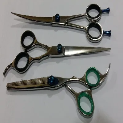 Super quality stainless steel Dog Grooming Hair Cutting Scissors pet small animal hair trimming straight shear scissors