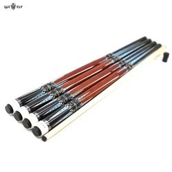 Cueelf 520g 530g regas wood carom cue with double shaft decal pool cue