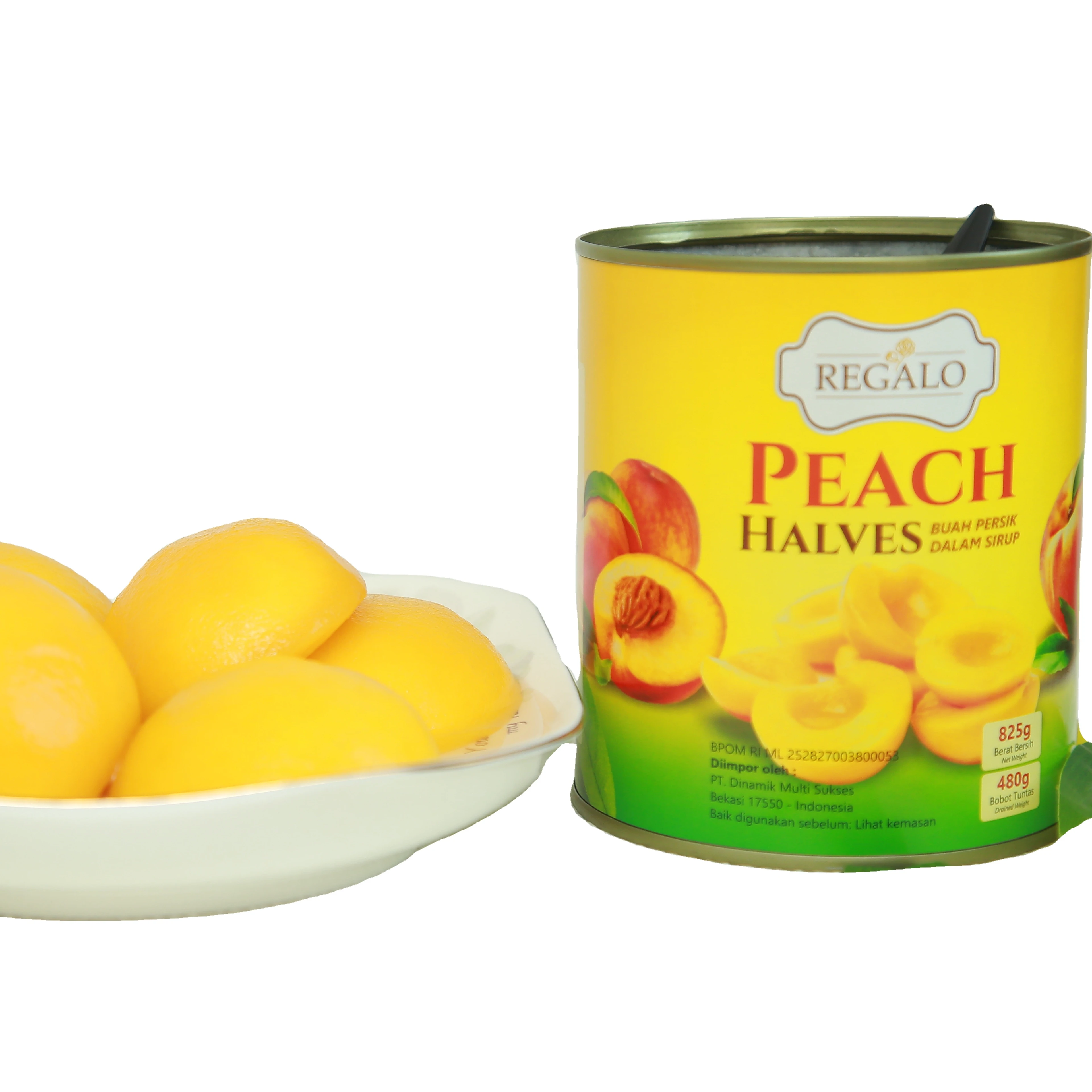 820 г * 12 жестяных консервов желтые персики свежие и вкусные пищевые продукты в сахарных консервированных