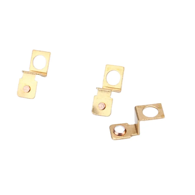 
Custom electrical socket accessories silver contacts copper electrical switch composite contacts rivet components wholesale 