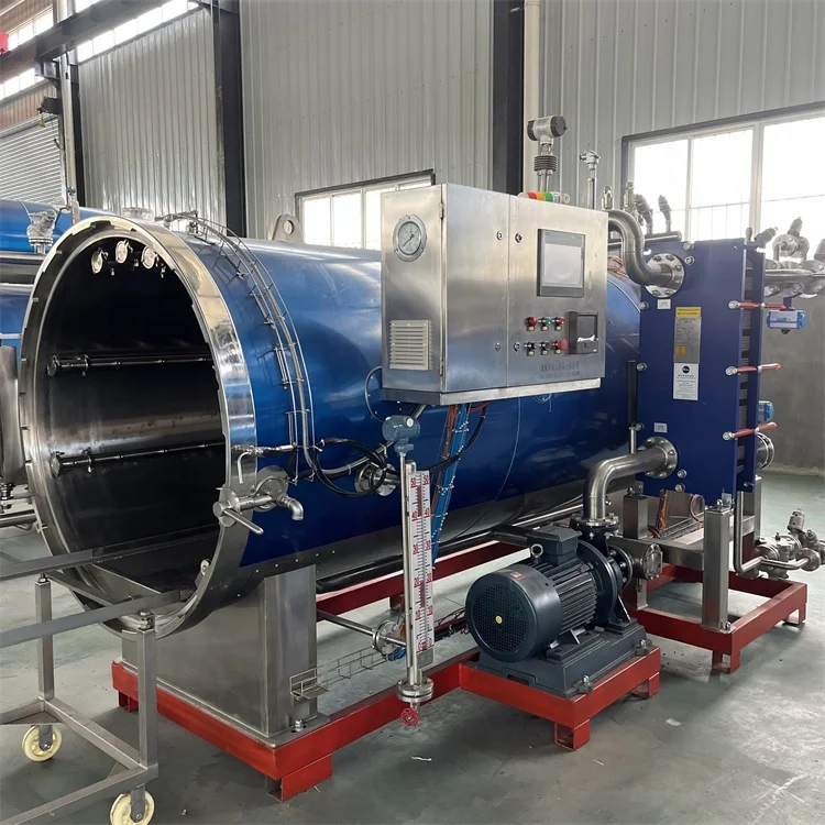 Autoclave Machine Sterilization Using Steam Technique Bottle with Process