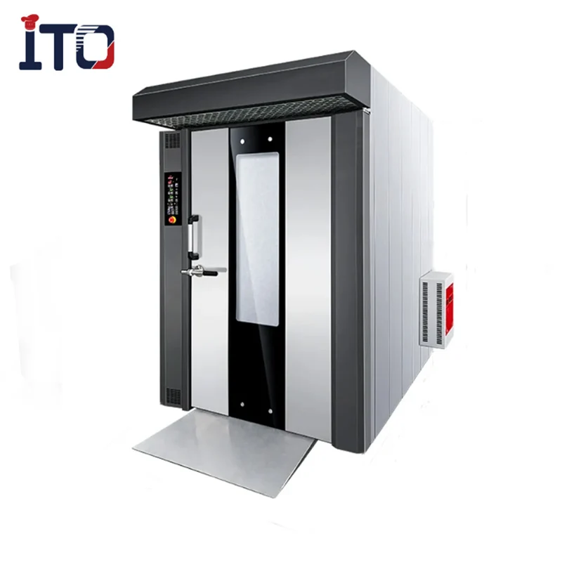 Bakery Machine Industries 16 Tray Electric Rotary Rack Oven For Sales