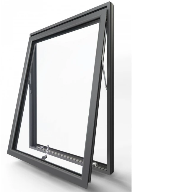 Energy Saving Thermal Break Aluminum Villa Home Manual Residential Aluminum Awning Window With Screen