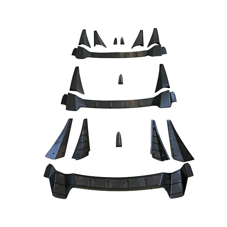 Wholesale Type-R Style Car Bumper Roof Spoiler With Shark Fin For HONDA CIVIC 2016-2022