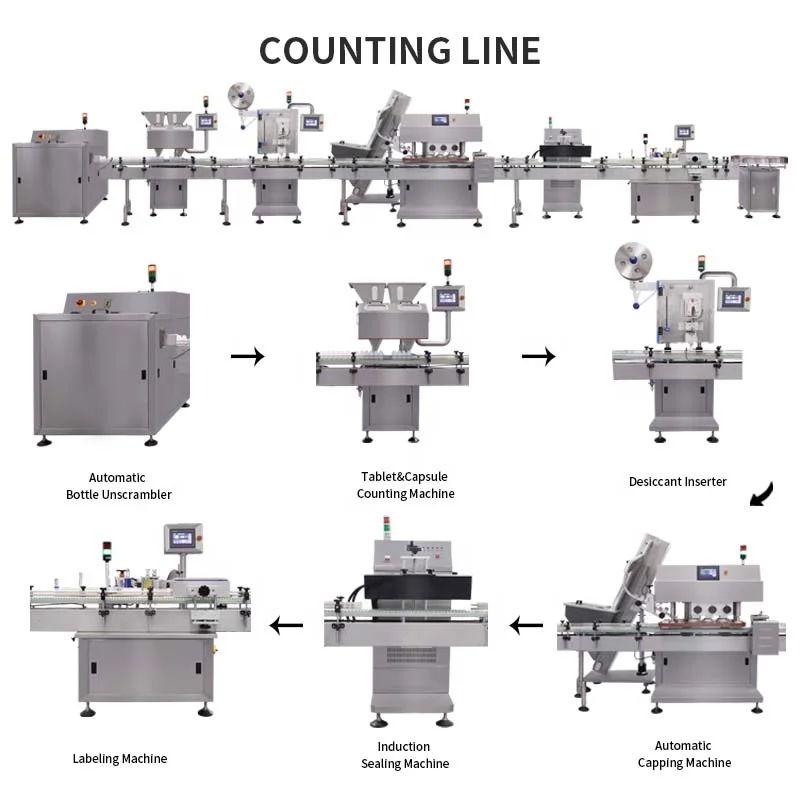 Quail Eggs Counter And Bottle Filling Machine Vibration Counting Bottling Machine