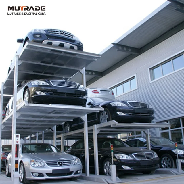 vertical Parking 2 3 4 Cars Vehicles 4 Post Multi Level Parking Garage