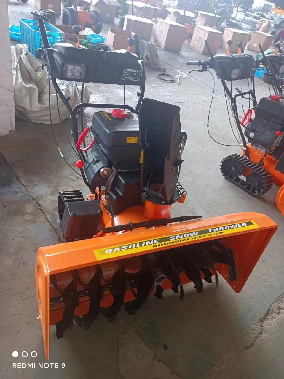 Best seller snowblower/snow blower/snowthrower with 15HP snow engine,LED light,1M working width