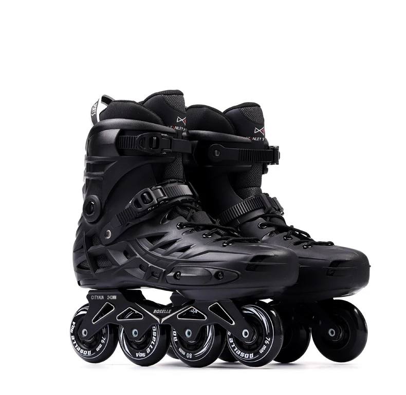 2023 Plus-size roller roller skating adult men and women flat flowers durable breathable fashion high quality roller shoes