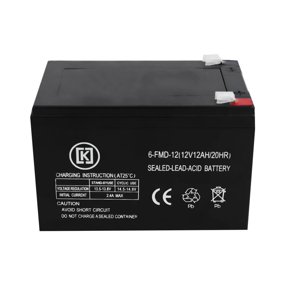 Maintenance-free 12V 8An 2.1kg Deep Cycle Sealed AGM Lead Acid Battery For Electric Bicycles/Scooters