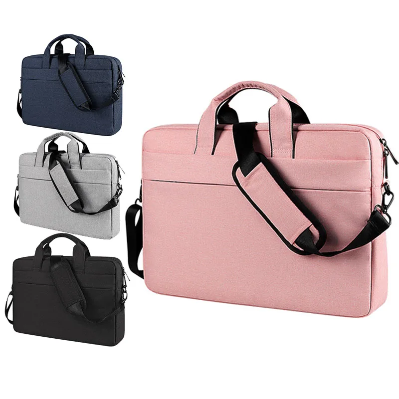 laptop bags & covers cheap pu 15 inches leather laptop bag for women ladies men