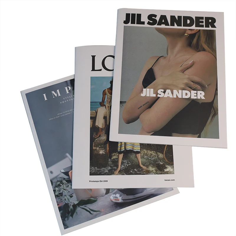 Custom catalogue book Printing Product fashion Propaganda Magazine printing advertise brochure printing