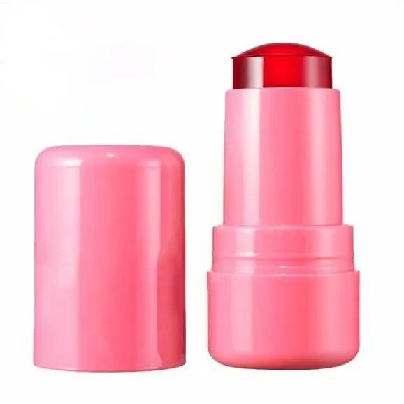 5ml Empty Pink Highlighter Stick Container Custom Logo Colorful Twist Airtight Blush Tube
