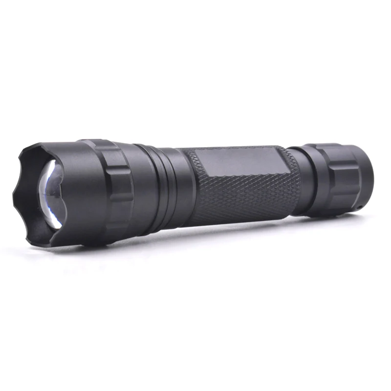 Zoomable manta ray WF-501B UV 395nm 5W ultraviolet light flashlight torch lamp  (1x18650)